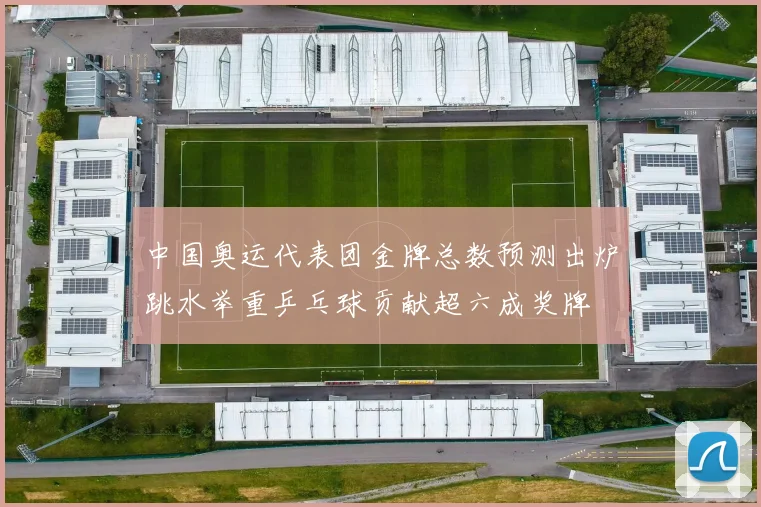 中国奥运代表团金牌总数预测出炉跳水举重乒乓球贡献超六成奖牌